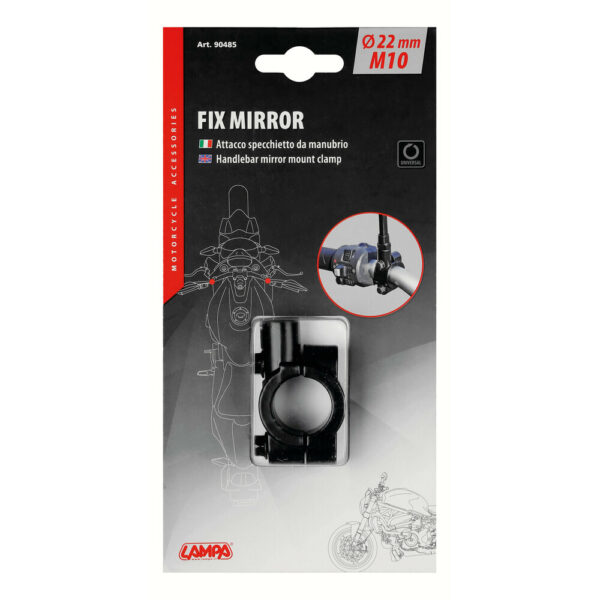 ATTACCO SPECCHIETTO MOTO LAMPA FIX MIRROR - immagine 5